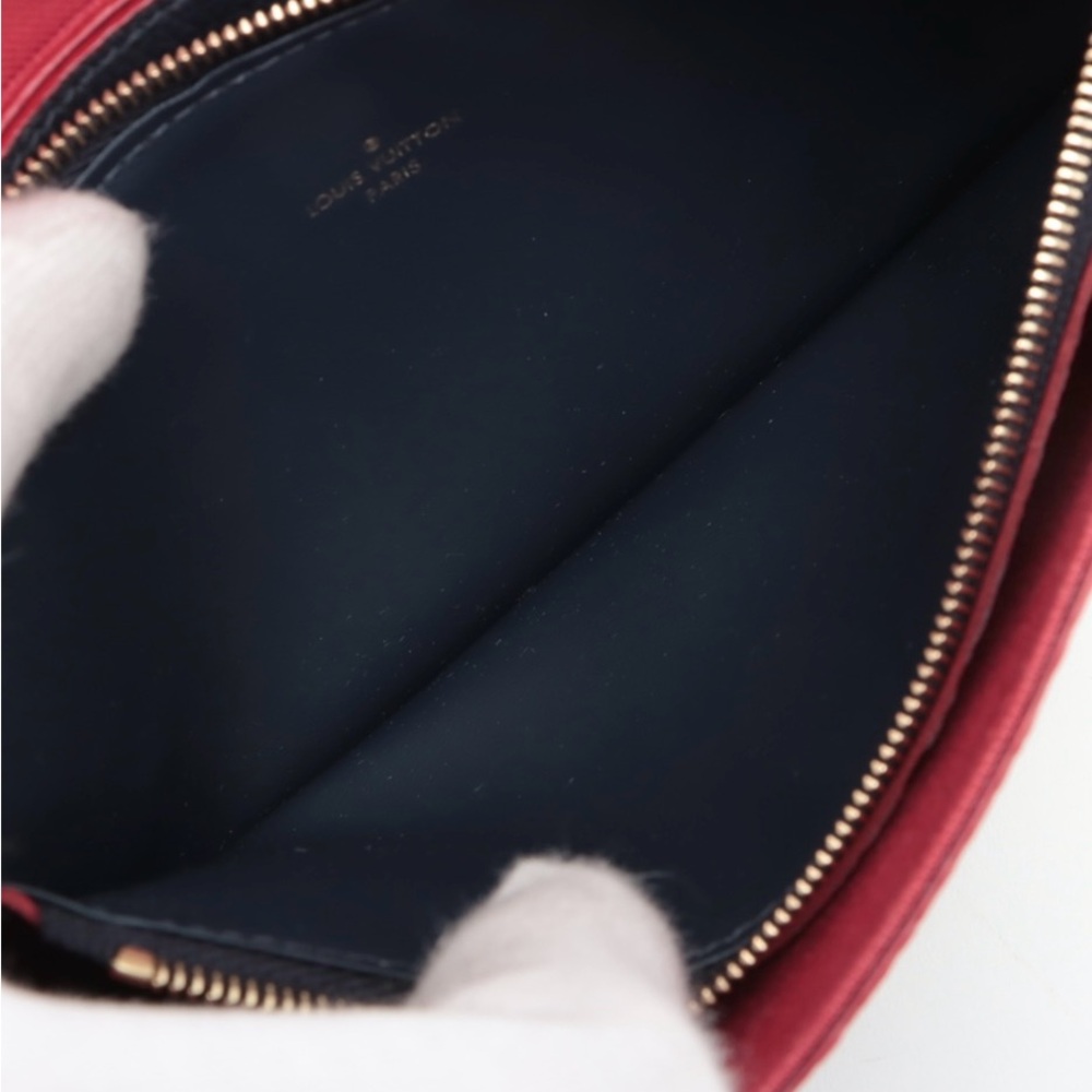 Louis Vuitton Pochette Felicie in Marine and Red - Picture 7 of 13